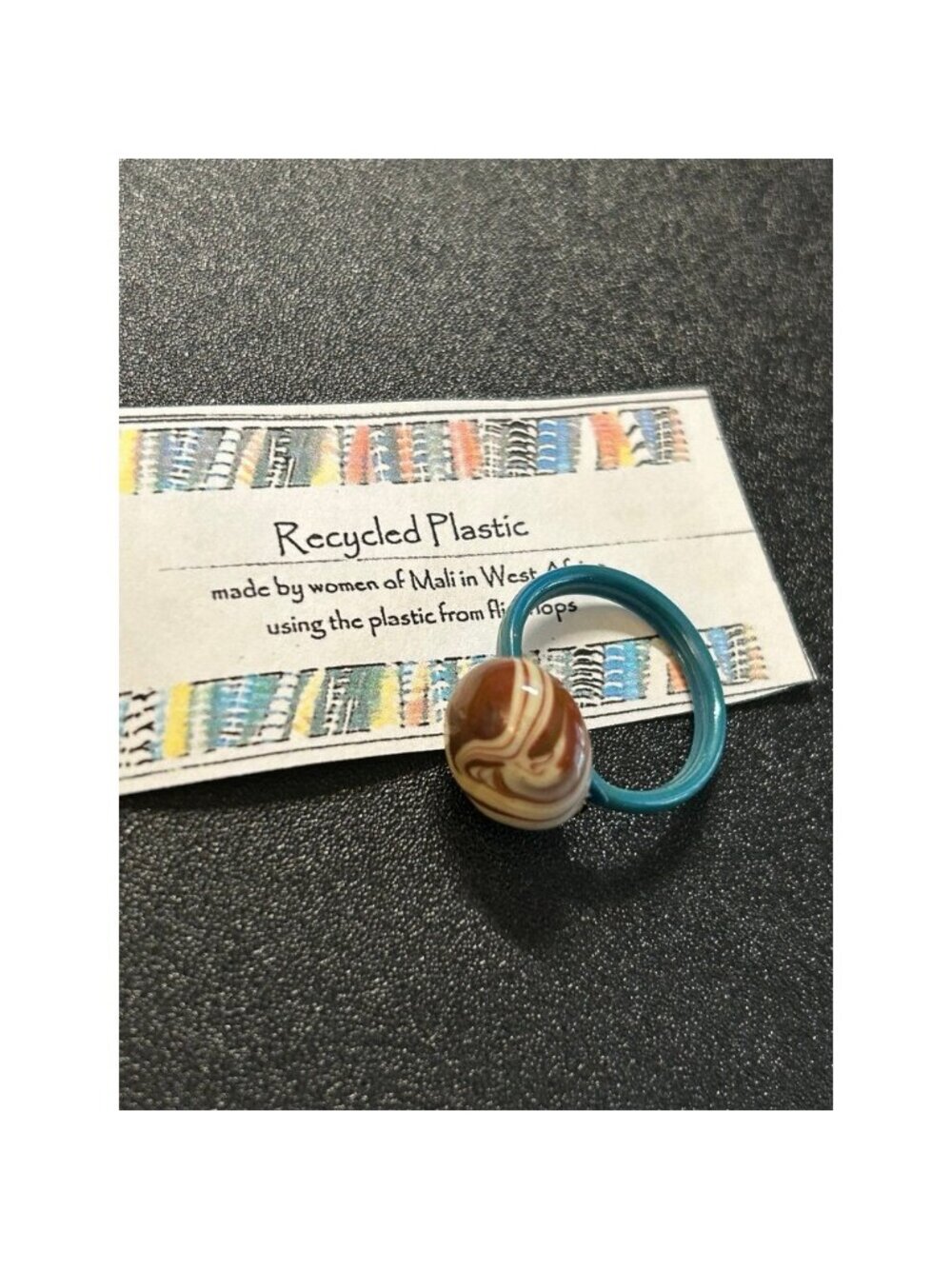 Recycled Plastic Ring - New - Picture 3 of 3
